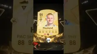 Erling Haaland PACKED on EAFC 25 💀🤖🤯#football #edit #eafc25 #fifa #haaland #premierleague #brox