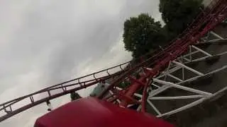 PNE PlayLand Corkscrew Roller Coaster in Vancouver Canada