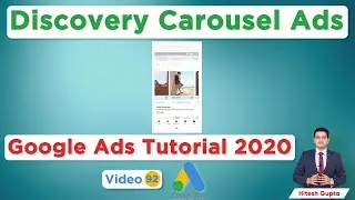 Discovery Carousel Ads | Google Carousel Ads | Carousel Ad Campaign Hindi | Google Ads Tutorial 2020