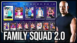 DOM TORETTO SAID THERE'S ALWAYS ROOM FOR FAMILY....SO I BUILT A FAMILY SQUAD 2.0! NBA 2k21 MyTEAM.