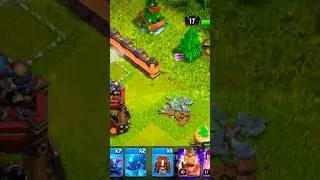 Archer queen vs bomb tower #support #coc #games #shorts