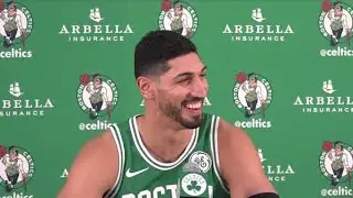 Enes Kanter Celtics 2019 Media Day Press Conference