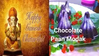 Chocolate Paan Modak | How to make Chocolate Paan Modak