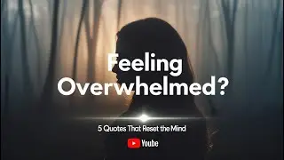 Feeling Overwhelmed? These 5 Quotes Will Reset Your Mind