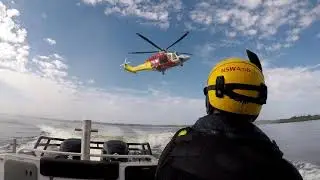 Marine Rescue NSW with Westpac Life Saver Rescue Helicopter