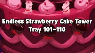 Endless Strawberry Cake Tower Tray 101-110