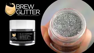 Edible Glitter for Drinks - Black Cocktail Glitter | FDA Approved | Brew Glitter&reg; | Bakell&reg;