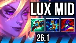 LUX vs ORIANNA (MID) | 47K damage | EUNE Master | 26.1