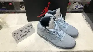 Review UA/Reps sneaker, Airjordan 5 &ldquo;blue bird&rdquo; #airjordan5 #airjordan