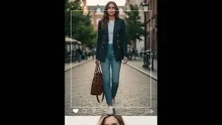 💙  Navy Blazer Look | Elegant Women Jacket