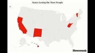Map shows states losing the most people, according to new census data
