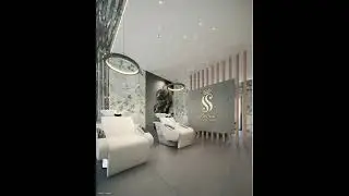 Modern Beauty salon Interior | Parlor Interior with Green wall / plant wall
