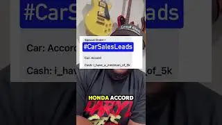Honda Buyer With $5K Cash In Hand Ready To Purchase Now