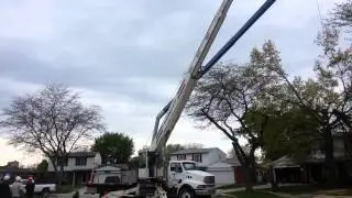 Manitex hydraulic crane fail Bent boom pt 1 RIP Jim ❤