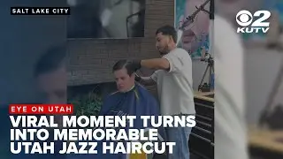 Salt Lake barber's viral moment leads to memorable haircut for Utah Jazz head coach
