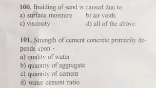 MPSC Junior engineer |JE|Solved paper||Part-I ||Civil Engineering