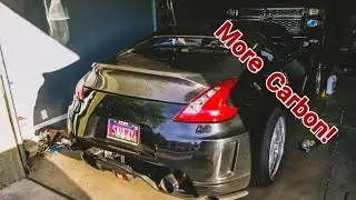 Устанавливаю карбоновый люк VIS Racing на мой NISSAN 370Z!