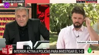 Pelea entre Rufian y Ferreras en ARV