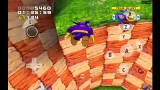 Sonic Heroes (GCN/Dolphin Android) - Seaside Hill - Big Only Challenge - A-Rank