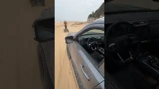 The #Langfeite GT4S is Towing a Pickup Truck Across Sandy Beach!