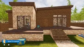 House Flipper 2 -  Mid Century Modern House (custom job) 4K No commentary PL
