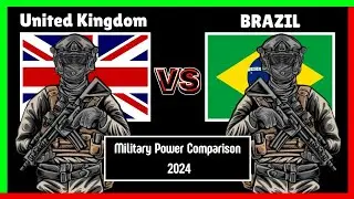 United kingdom vs Brazil Military Power 2024 | Brazil vs UK power comparison #militarystrength