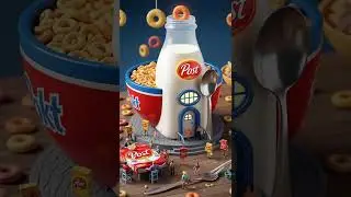 Kellogg's Cereal City: Tiny Adventures Inside the Box!