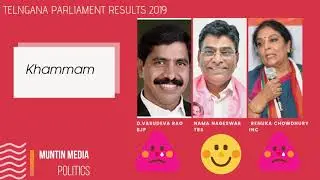 Telangana Parliament Results 2019 Constituency Wise