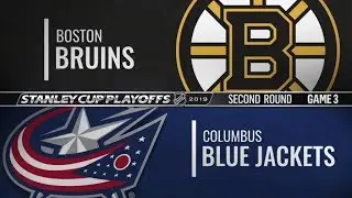 Recap: BOS vs CBJ   Second Round  Game 3   Apr 30,  2019