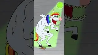 Halloween Unicorn...Werewolf?! 🌕 (Animation Meme) #boyanddragon #shorts