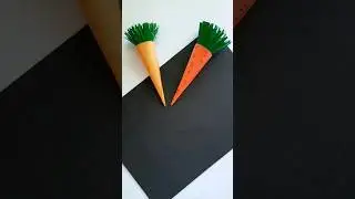 Easy Peasy carrot craft / Easter craft ideas #easter #latestcraft #diycrafts