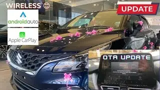 Baleno 2022 update - How to Upgrade to WIRELESS Android Auto/Apple Carplay | Wireless Android Auto
