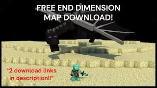 Minecraft | FREE END DIMENSION MAP DOWNLOAD! (INSTANTLY BEAT MINECRAFT WITH THESE 2 WORLD LINKS!)