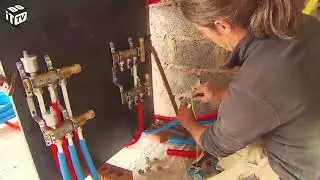 Zelfbouwhuis aflevering 33 : leidingen voor centrale verwarming en sanitair voorzien