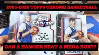 ОГРОМНЫЙ ХИТ! Коллекционная баскетбольная карточка Topps Chrome 2025-26, мега-версия, коробка с п...