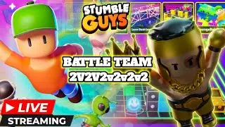 🔴MABAR YUK  STUMBLE GUYS team 3v3v3 server asia 0.93.5 #DIKOEXCEL #stumbleguys #GO10K