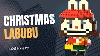 E3066 Labubu Christmas Costume 🎅 | Cute Block Toy Assembly Guide