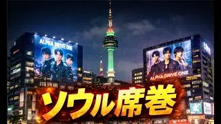 ALPHA DRIVE ONE、Nソウルタワー進出！韓国主要エリアを席巻する大型屋外広告が話題に#韓国トレンド#KPOP広告