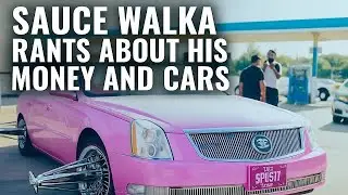Sauce Walka arguing/popping it with Houston OG over the pink lac he recently put on da street  