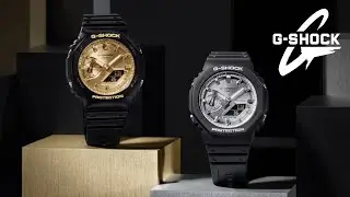 Годинники CASIO G-SHOCK GA2100 Gold & Silver Color Series  | Style-Time