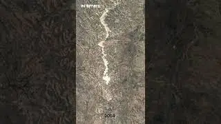 💔This is what the mining scar looks like over time, leaving its mark on the landscape. #art