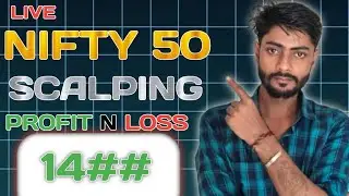 Nifty 50// Live Scalping// vix Empect #trading 
