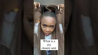 What is a 5 x 5 closure unit? Hair $1295 #perucatips