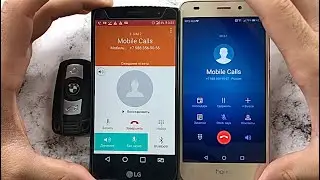 Two Golden Phones and a BMW Key/ LG vs Honor/ Mobile Calls/ Incoming Outgoing Call