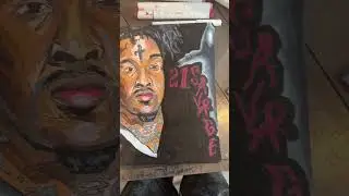Trying to draw 21 savage
