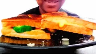 🥪🥒🧀🥩 ASMR MUKBANG ~ CHEESE, HAM, CUCUMBER SANDWICH TOASTIE ~ 🥪🥒🧀🥩