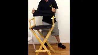 Instructional Video: Right Way to Fold/Unfold a Director's Chair