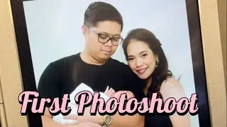 First photoshoot with our newborn 🩷📸🎥