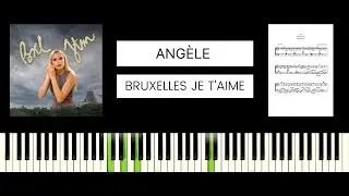 Ang&egrave;le - Bruxelles je t'aime (BEST PIANO TUTORIAL & COVER)