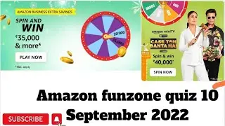 Amazon Quiz Today | 10 September 2022